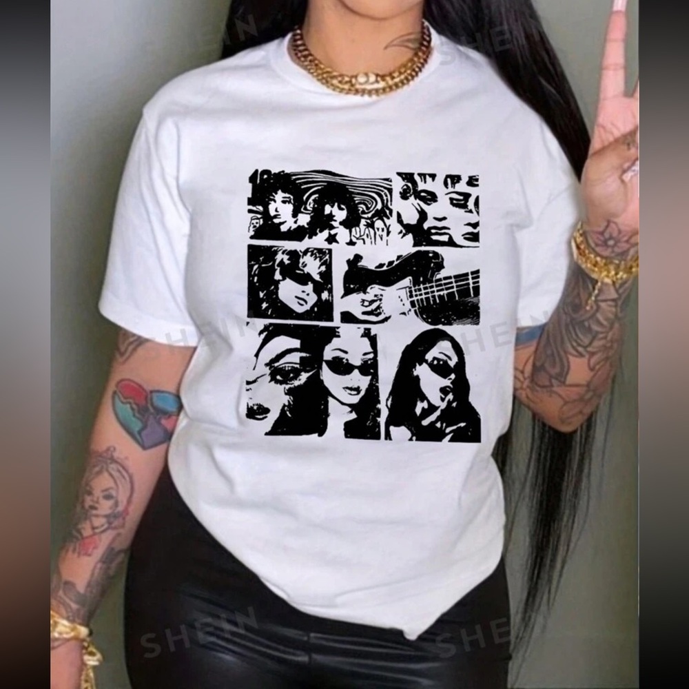 Character Printed Round Neck T-Shirt